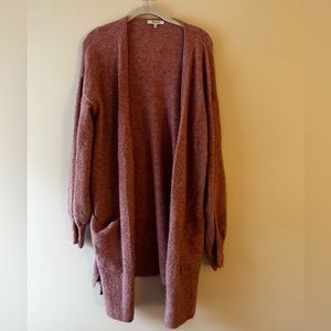 Madewell Women's Cardigan in Dusty Rose